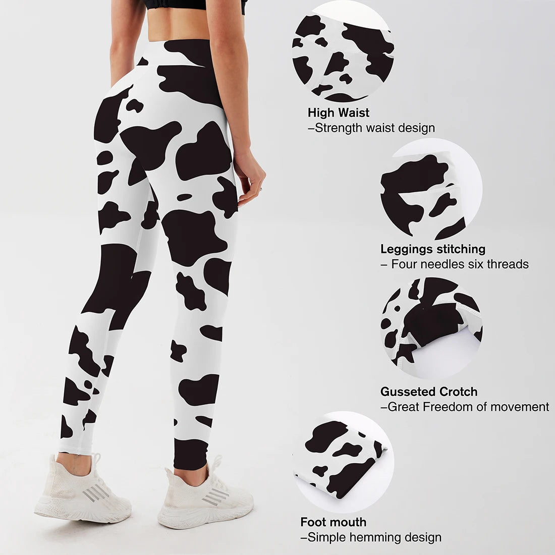 Women's High Waist Printed Yoga Leggings