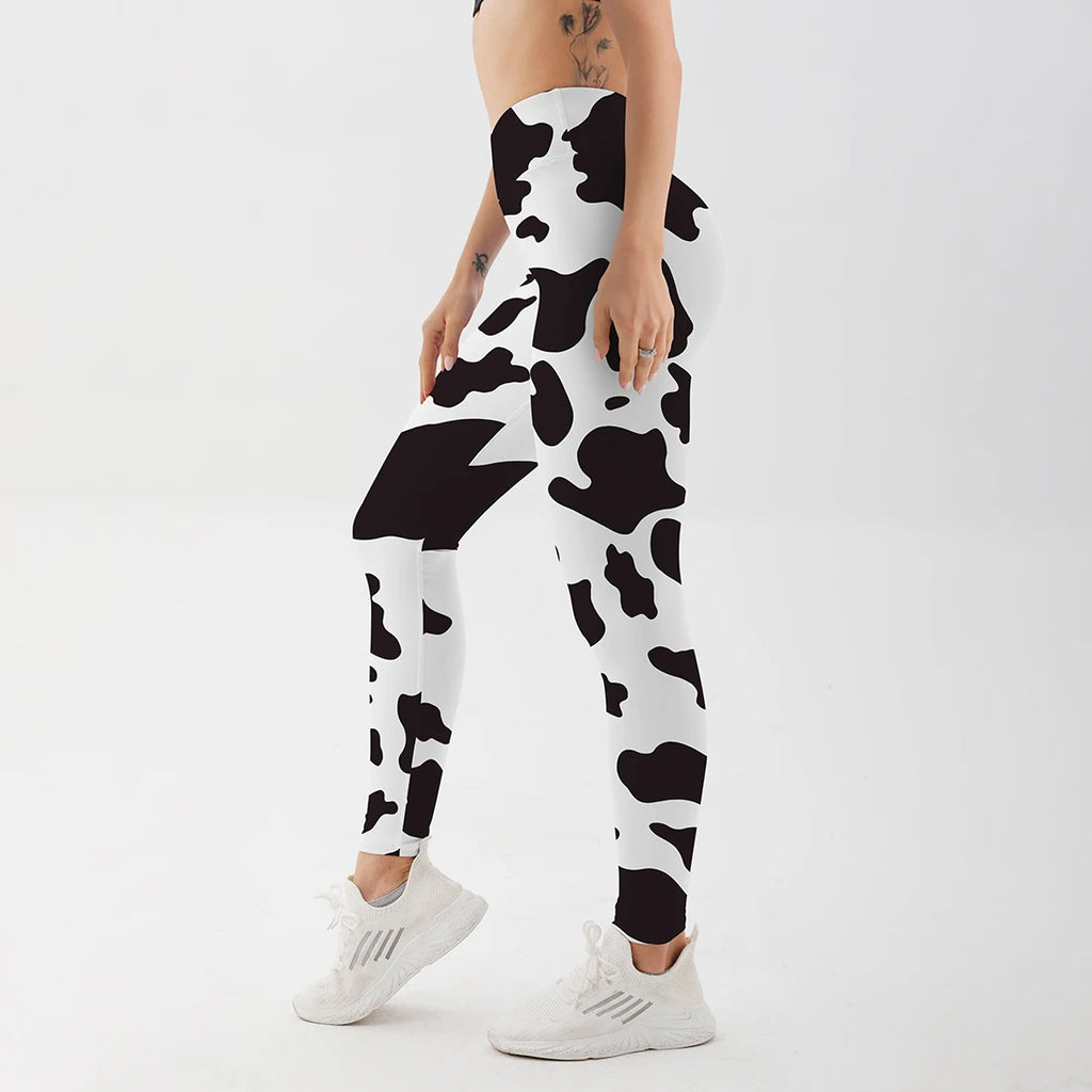 Women's High Waist Printed Yoga Leggings
