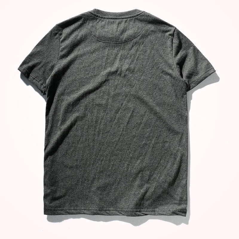 Washed Cotton Printed Short Sleeve Tee