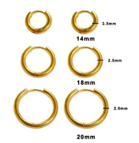 Women's Luxury Zircon Geometric Circle Hoop Earrings