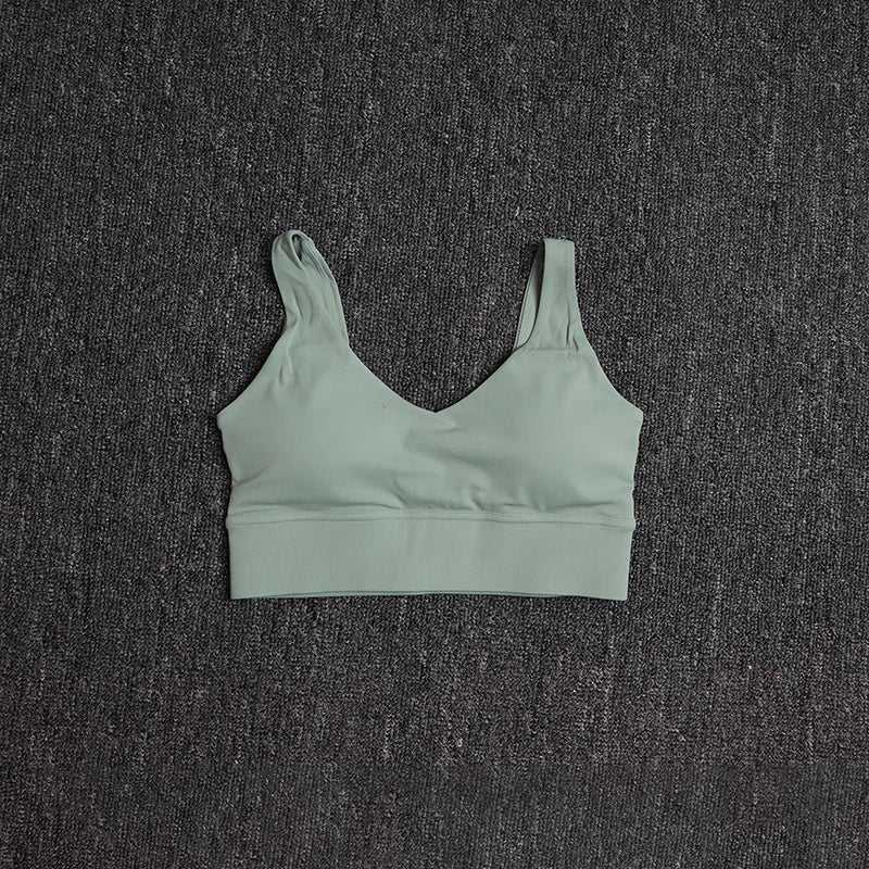 Shockproof Backless Sports Bra
