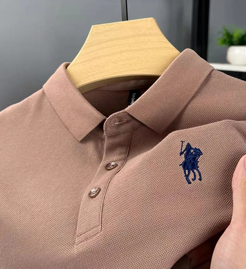 Embroidered Cotton Polo Shirt