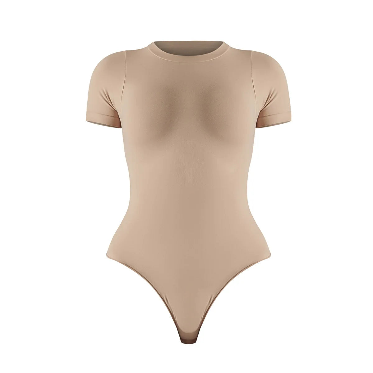 Women's Seamless Shapewear Short-Sleeve Bodysuit