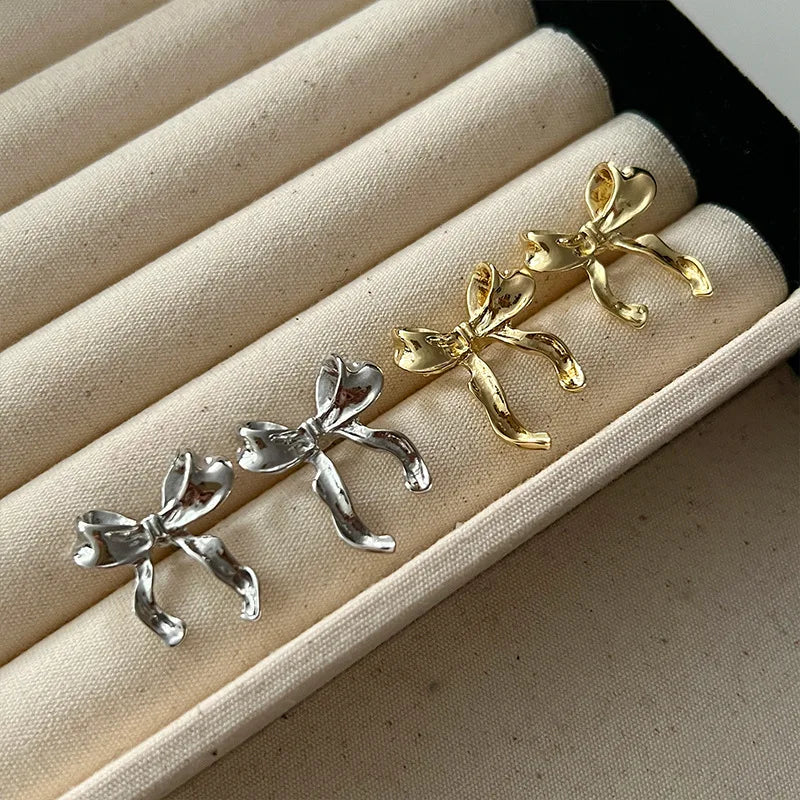 Women's Sweet & Cool Bow Knot Stud Earrings