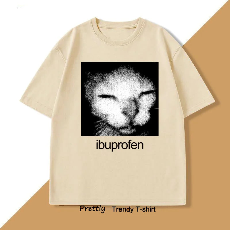 Ibuprofen Cat Meme Graphic Tee