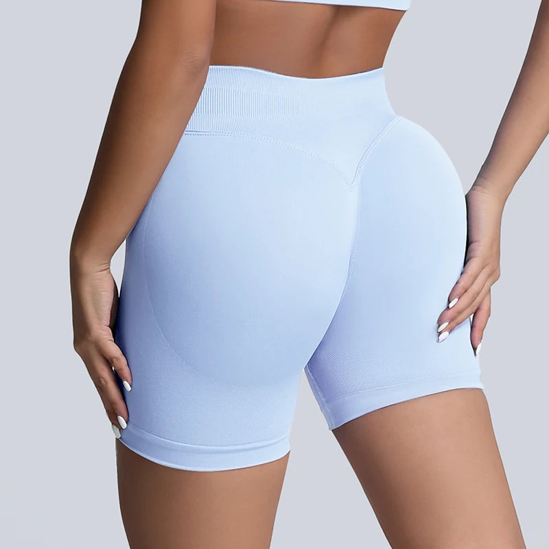 High Waist Scrunch Butt Gym Shorts