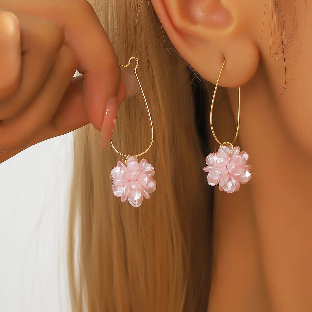 Women's Korean Pearl & Butterfly Flower Earrings