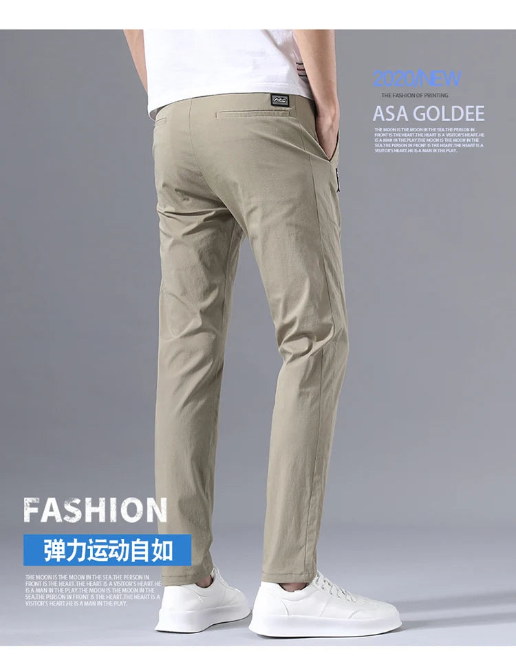 Slim Fit Stretch Chino Trousers