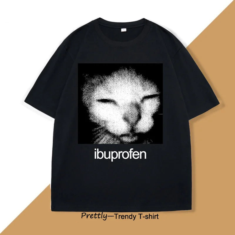 Ibuprofen Cat Meme Graphic Tee