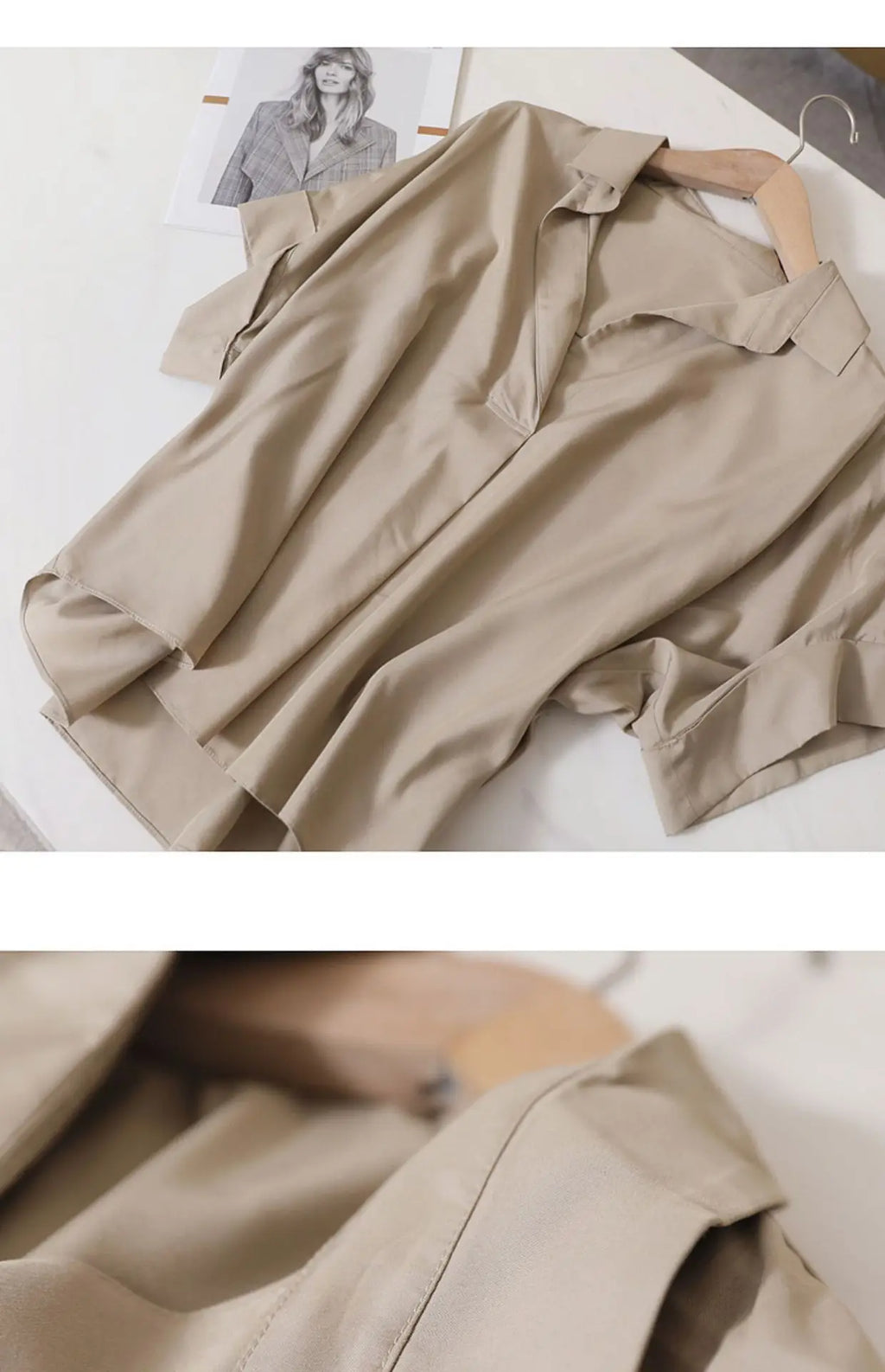 Chiffon Ruched Short Sleeve Blouse