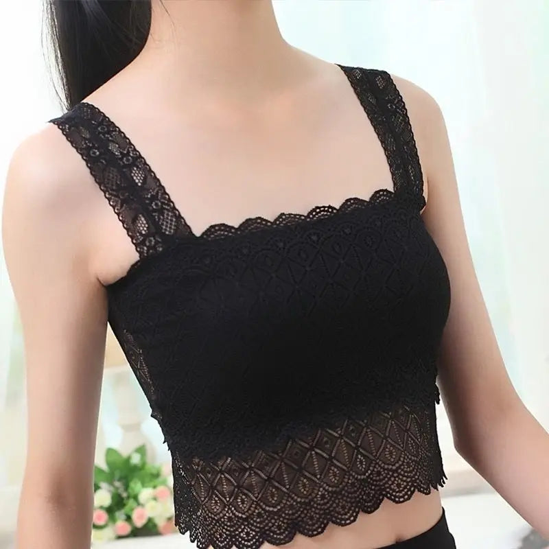 Lace Camisole with Chest Pads