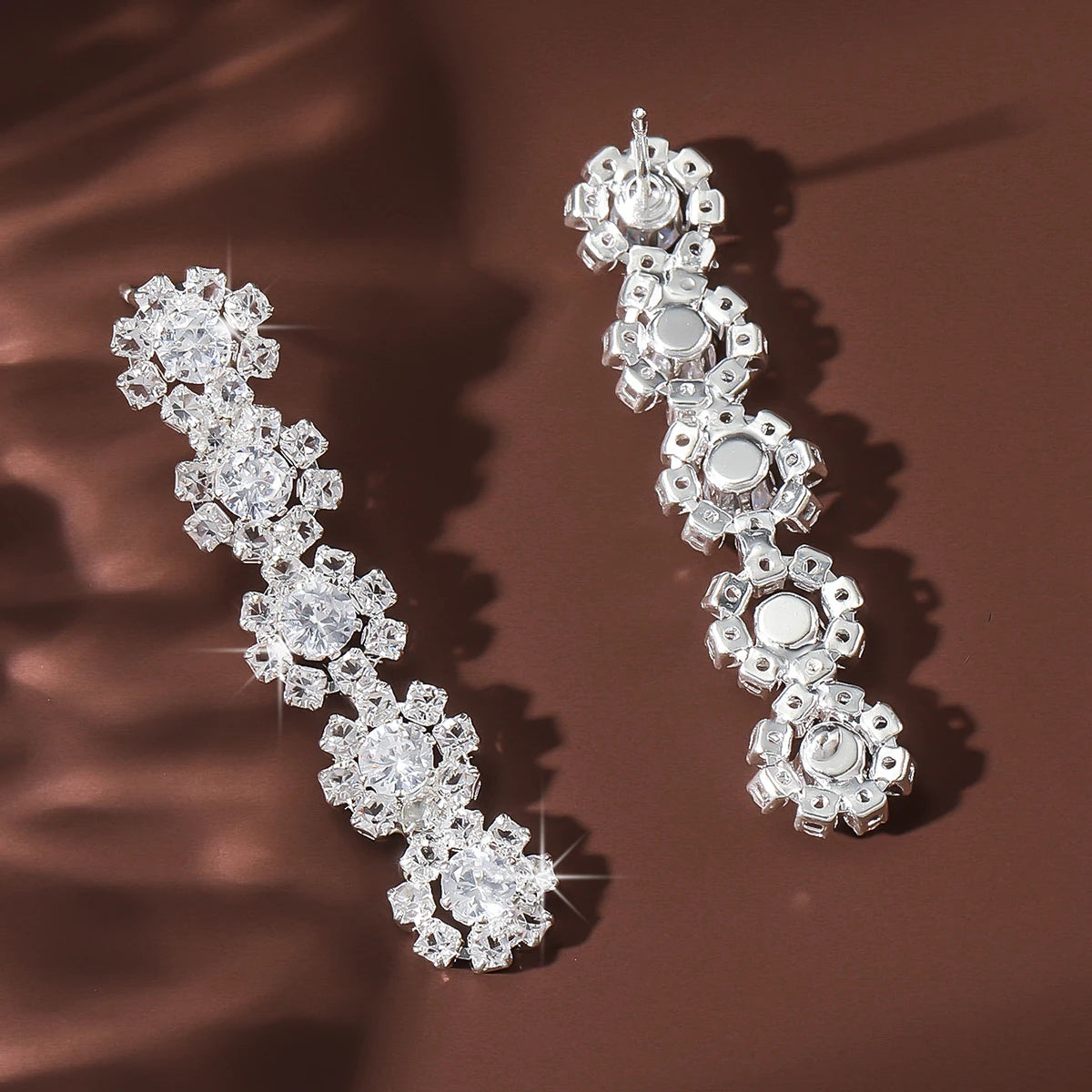 Women's Korean Pearl & Butterfly Flower Earrings