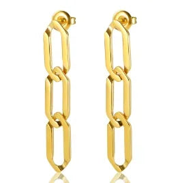 Women's Luxury Zircon Geometric Circle Hoop Earrings