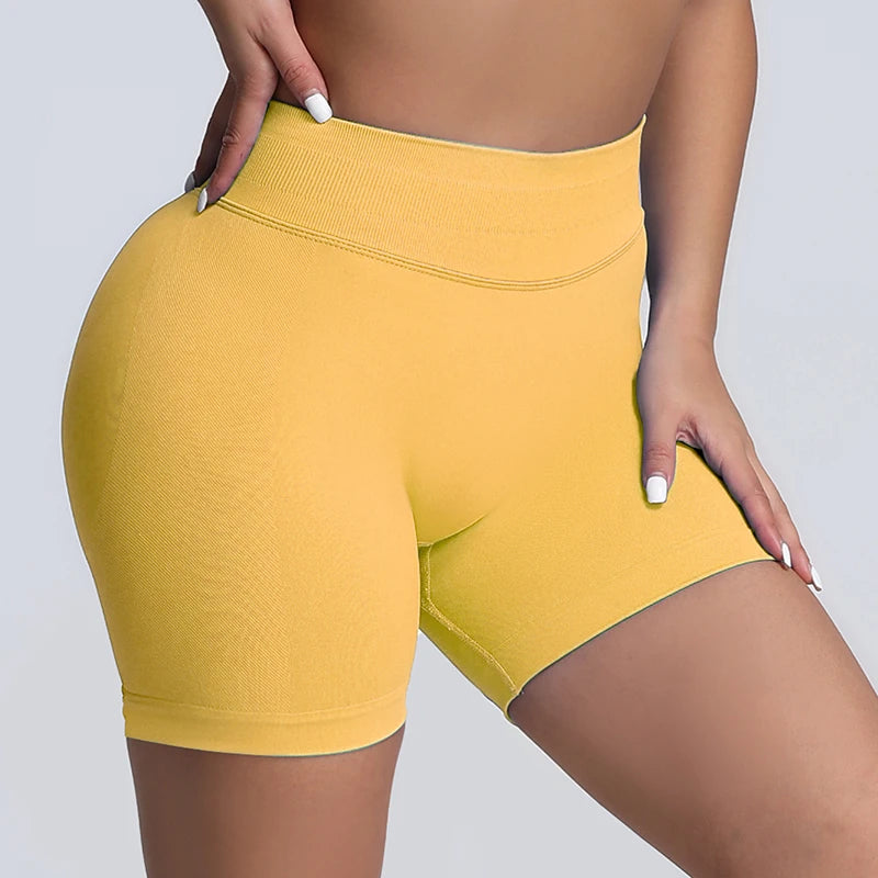 High Waist Scrunch Butt Gym Shorts