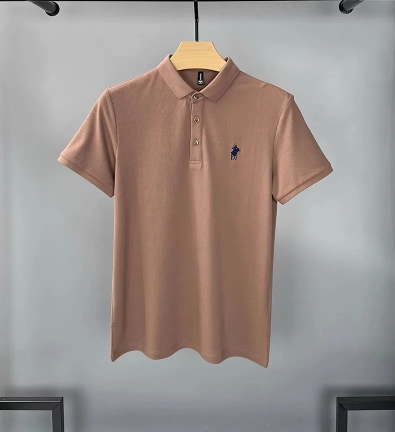 Embroidered Cotton Polo Shirt