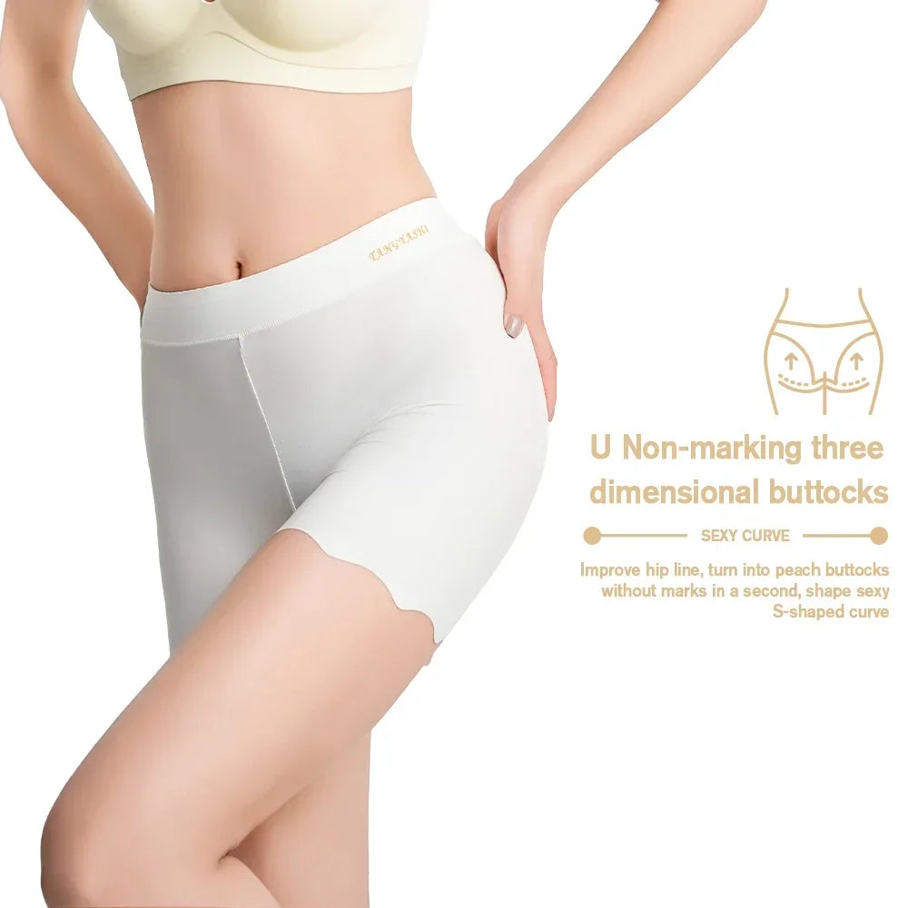 Women's High-Waist Seamless Ice Silk Briefs