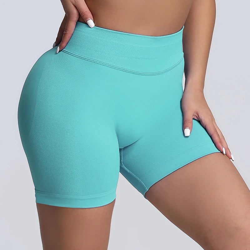High Waist Scrunch Butt Gym Shorts