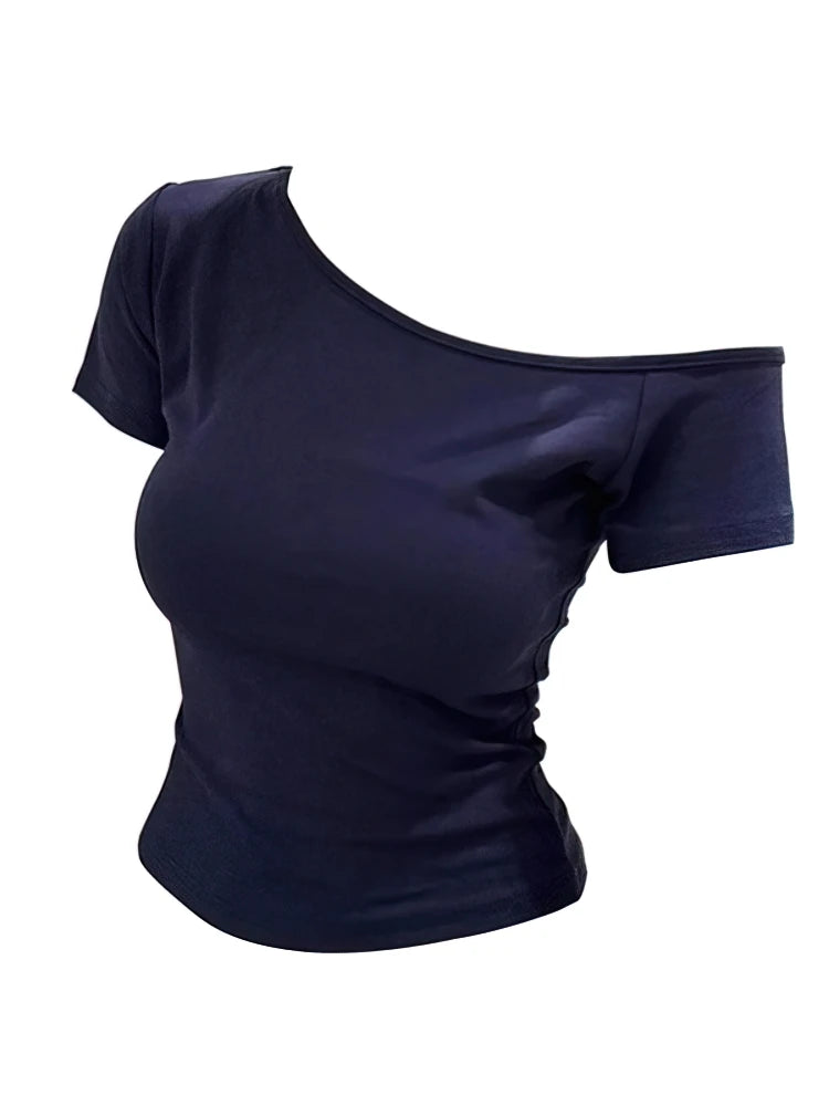 Off-Shoulder Slim Fit Top