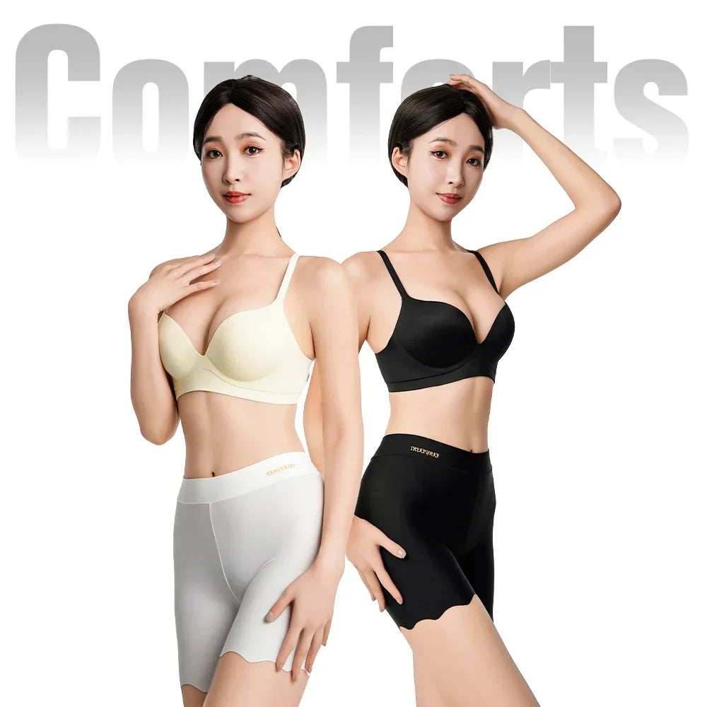 Women's High-Waist Seamless Ice Silk Briefs