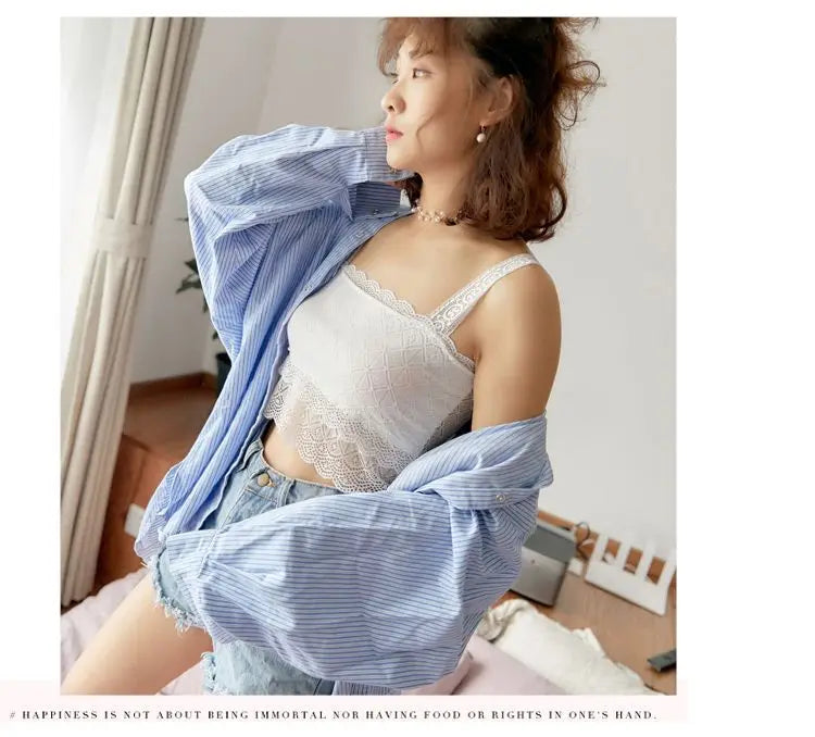Lace Camisole with Chest Pads