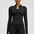 Slim Fit Zip-Up Yoga Jacket