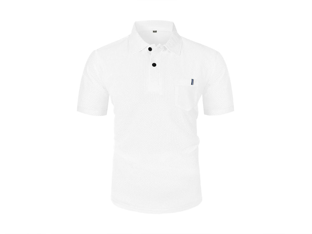 Ice Silk Lapel Polo Shirt