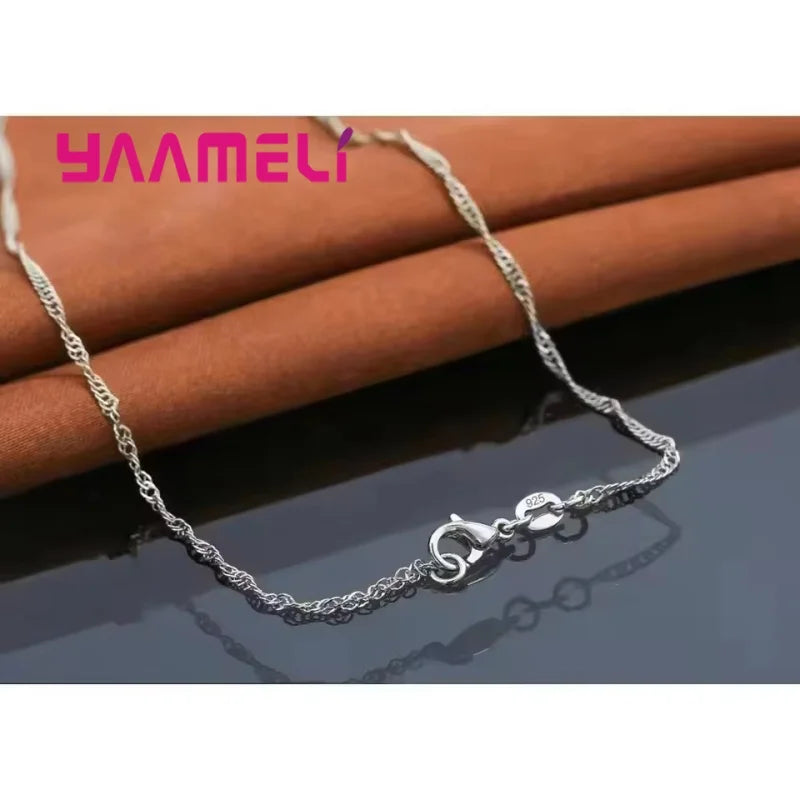 Women's Elegant Princess CZ Crystal Necklace & Earring Set