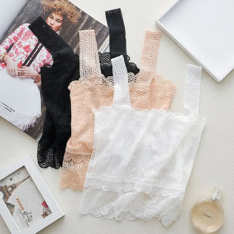 Lace Camisole with Chest Pads