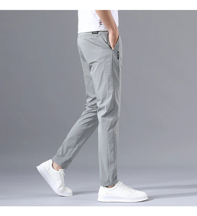 Slim Fit Stretch Chino Trousers