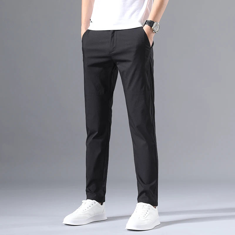 Slim Fit Stretch Chino Trousers