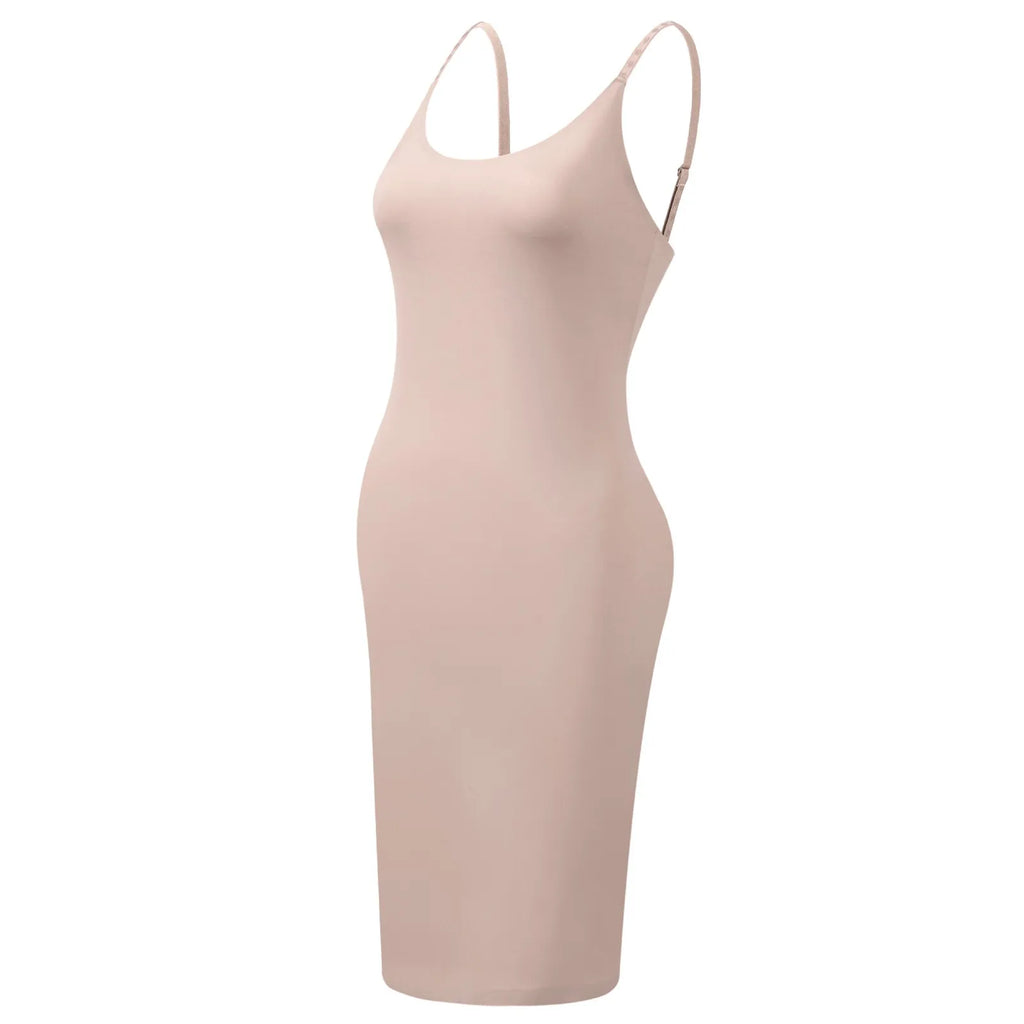 Women's Seamless Cami Slip Shapewear with Tummy Control