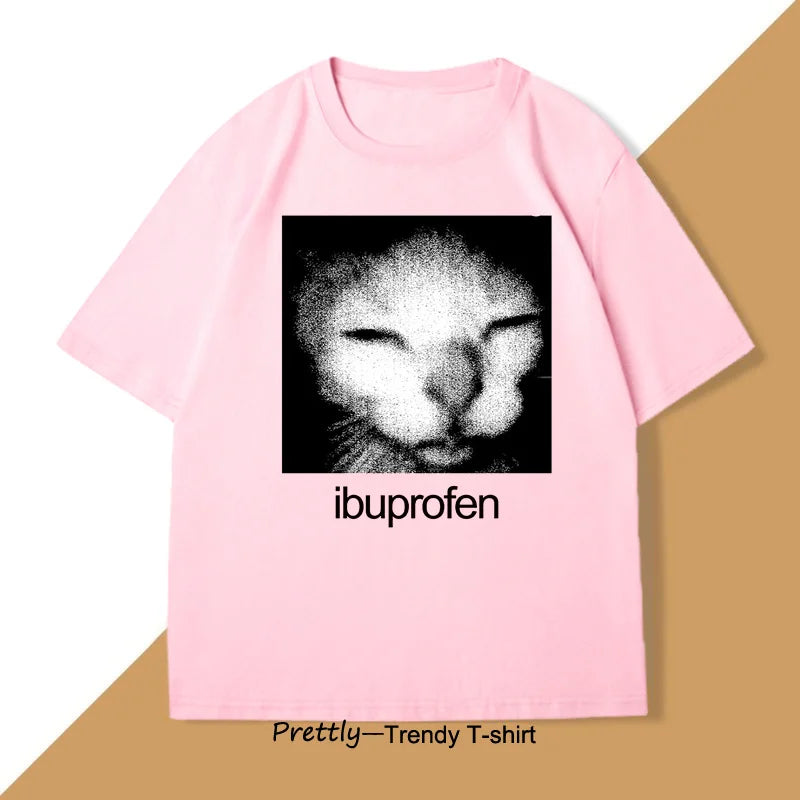 Ibuprofen Cat Meme Graphic Tee
