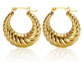 Women's Luxury Zircon Geometric Circle Hoop Earrings