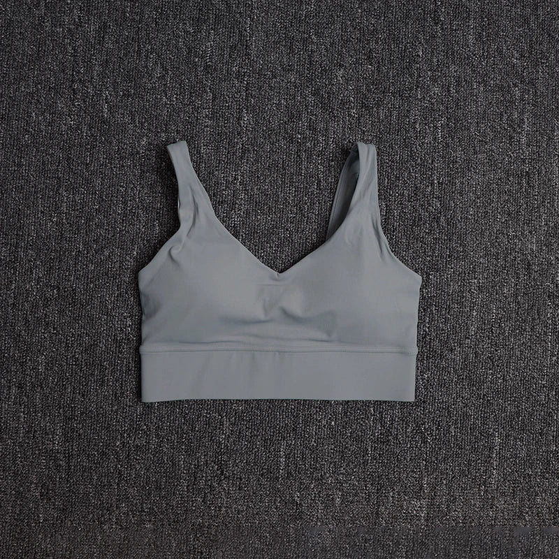 Shockproof Backless Sports Bra