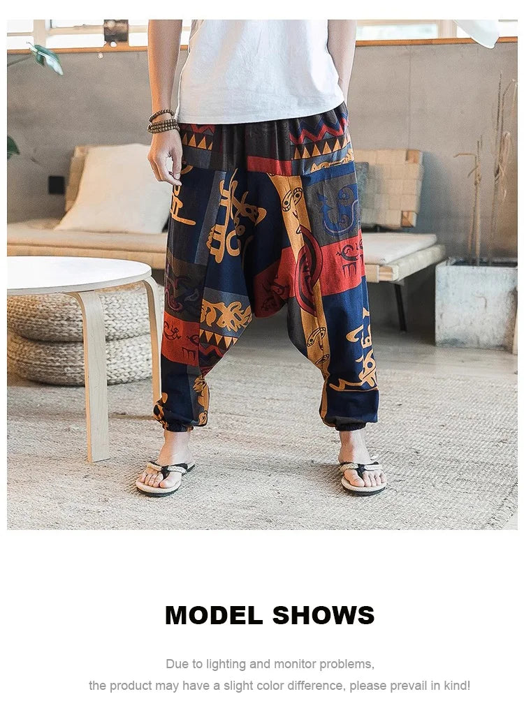 Vintage Harem Drop Crotch Joggers