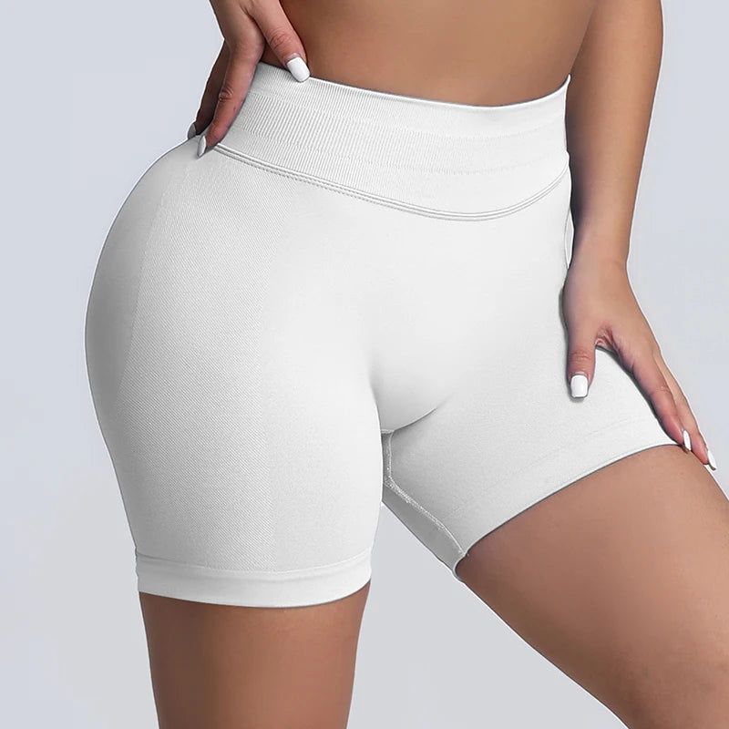 High Waist Scrunch Butt Gym Shorts