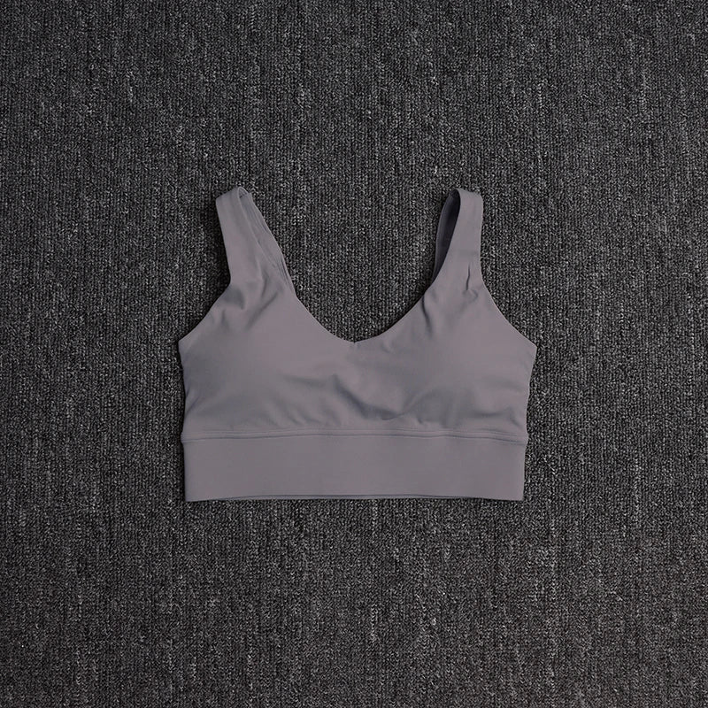 Shockproof Backless Sports Bra