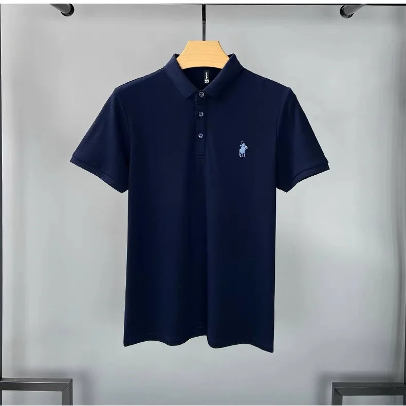Embroidered Cotton Polo Shirt