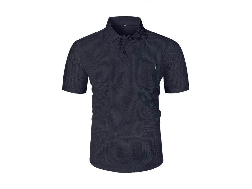 Ice Silk Lapel Polo Shirt