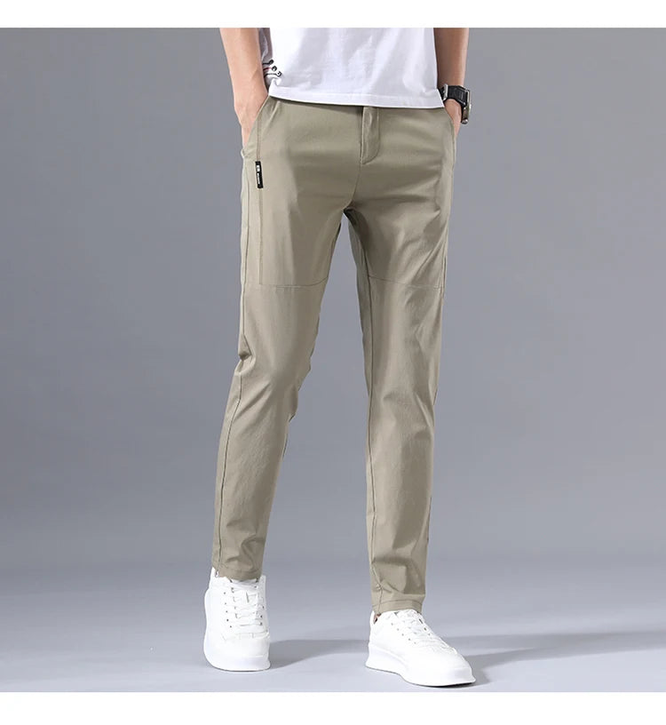 Slim Fit Stretch Chino Trousers