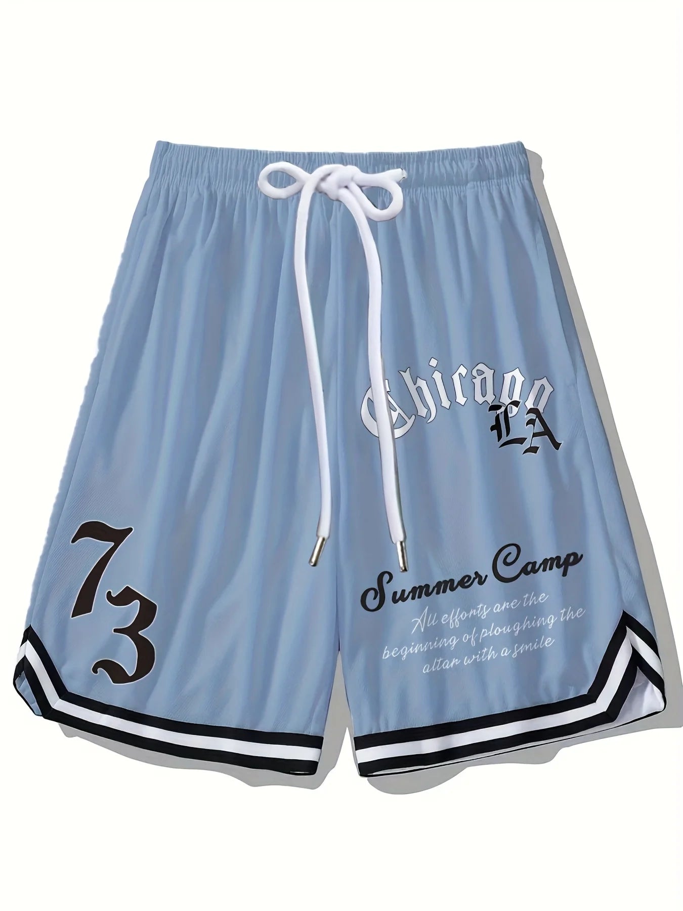 3D Digital Print Casual Shorts