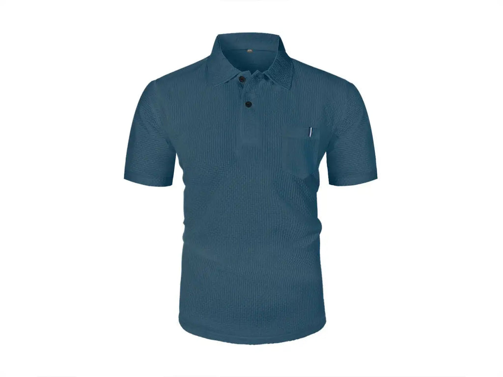 Ice Silk Lapel Polo Shirt