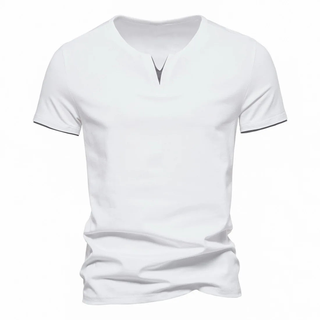 Slim Fit Henley Short Sleeve T-Shirt