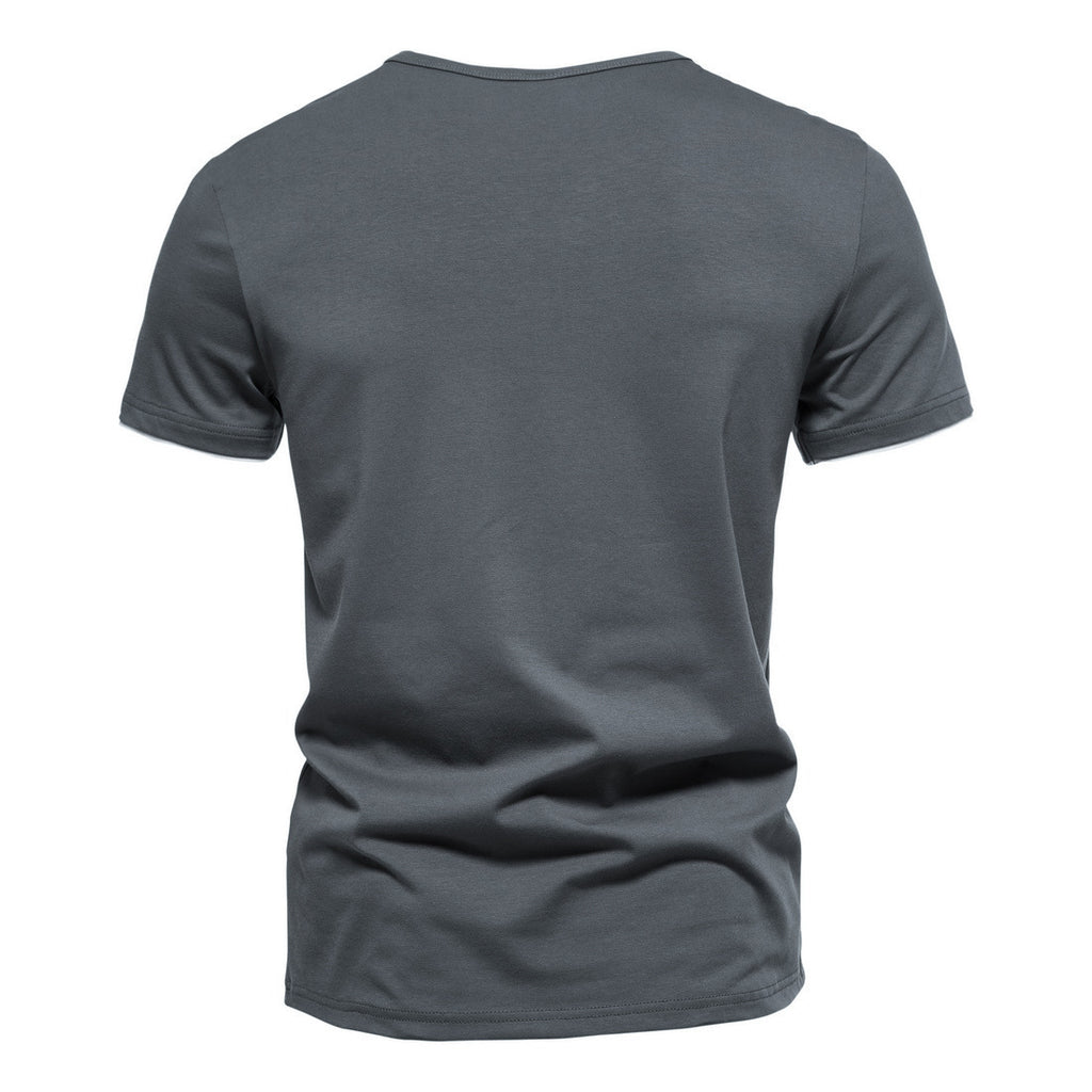 Slim Fit Henley Short Sleeve T-Shirt