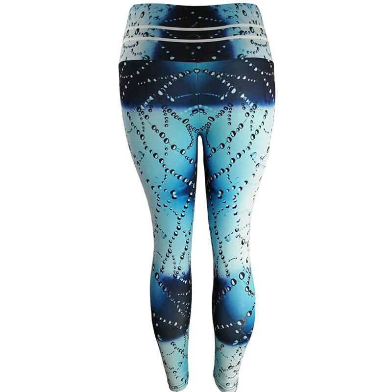 High Waist Printed Yoga Leggings