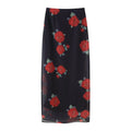 Floral Suspender Top & Midi Skirt Set
