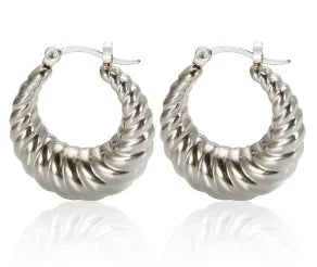Women's Luxury Zircon Geometric Circle Hoop Earrings