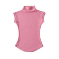Slim Turtleneck Sleeveless Tee