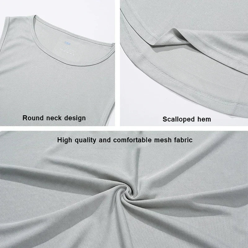 Anime Print Gym Sleeveless Vest
