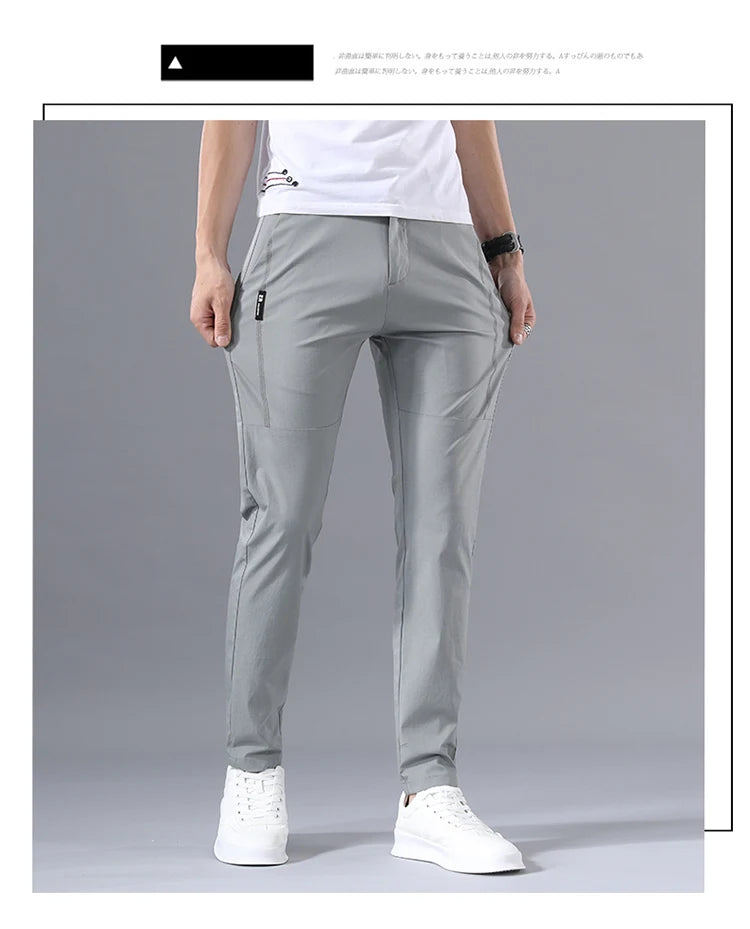 Slim Fit Stretch Chino Trousers